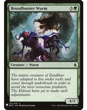 Magic: The Gathering Broodhunter Wurm (1151) Near Mint