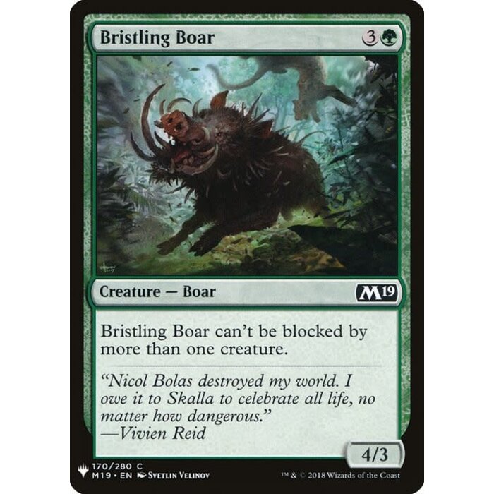 Magic: The Gathering Bristling Boar (1149) Near Mint