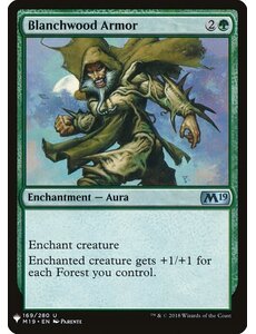 Magic: The Gathering Blanchwood Armor (1141) Near Mint