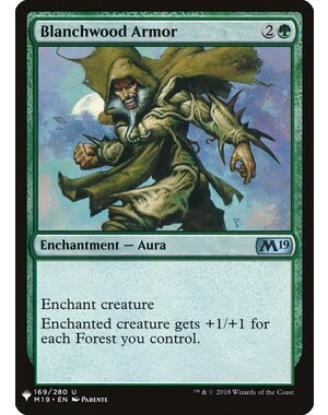 Magic: The Gathering Blanchwood Armor (1141) Near Mint