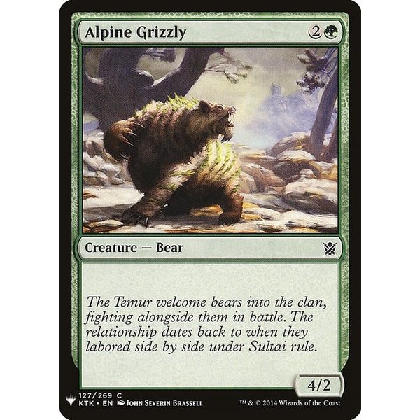 Magic: The Gathering Alpine Grizzly (1116) Near Mint