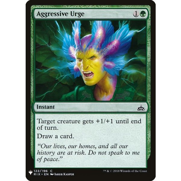 Magic: The Gathering Aggressive Urge (1114) Near Mint