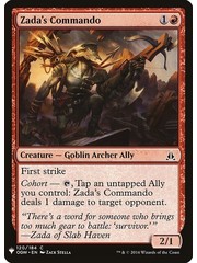 Magic: The Gathering Zada's Commando (1106) Near Mint