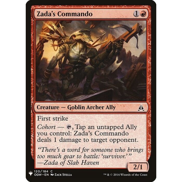 Magic: The Gathering Zada's Commando (1106) Near Mint