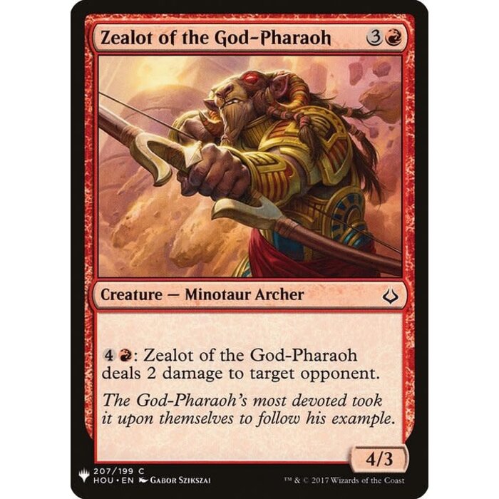 Magic: The Gathering Zealot of the God-Pharaoh (1107) Near Mint
