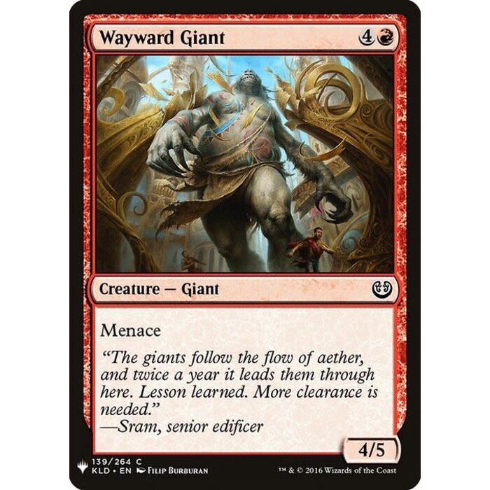 Magic: The Gathering Wayward Giant (1101) Near Mint