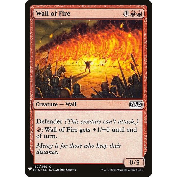 Magic: The Gathering Wall of Fire (1100) Near Mint
