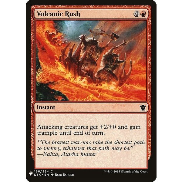 Magic: The Gathering Volcanic Rush (1098) Near Mint