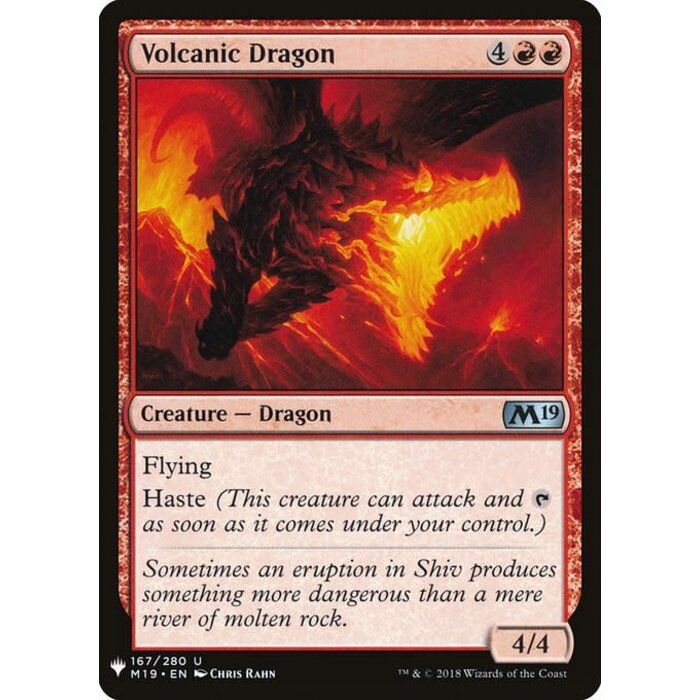 Magic: The Gathering Volcanic Dragon (1097) Near Mint