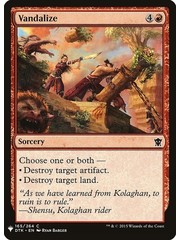 Magic: The Gathering Vandalize (1093) Near Mint