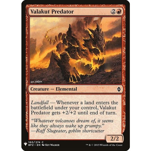 Magic: The Gathering Valakut Predator (1091) Near Mint