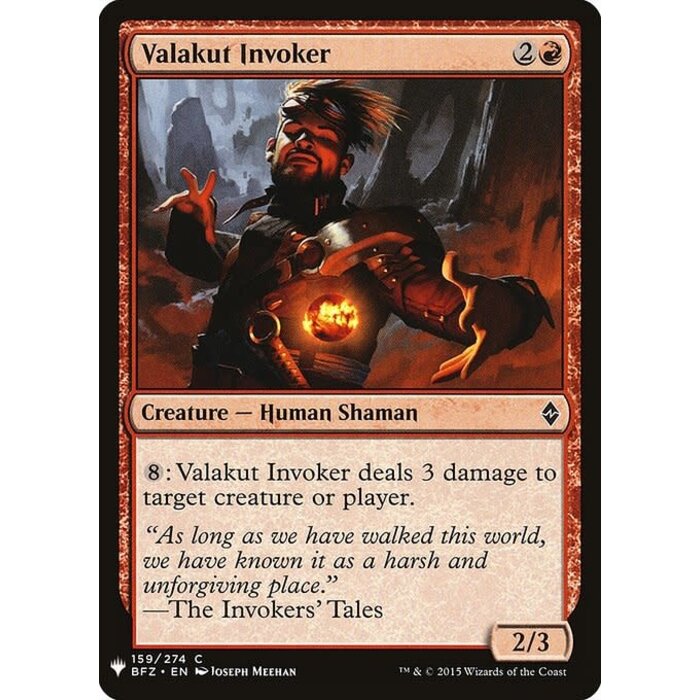 Magic: The Gathering Valakut Invoker (1090) Near Mint