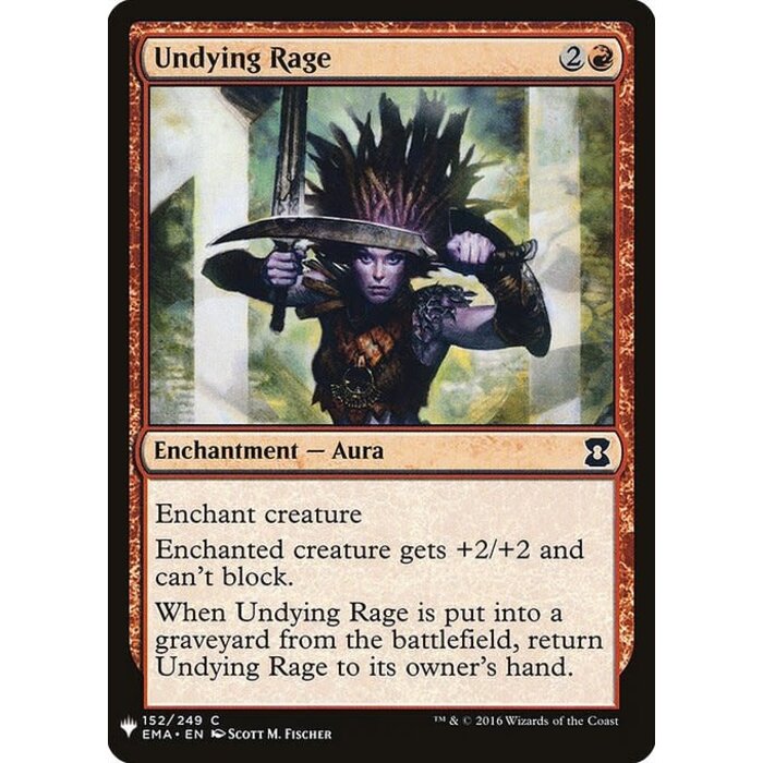Magic: The Gathering Undying Rage (1088) Near Mint