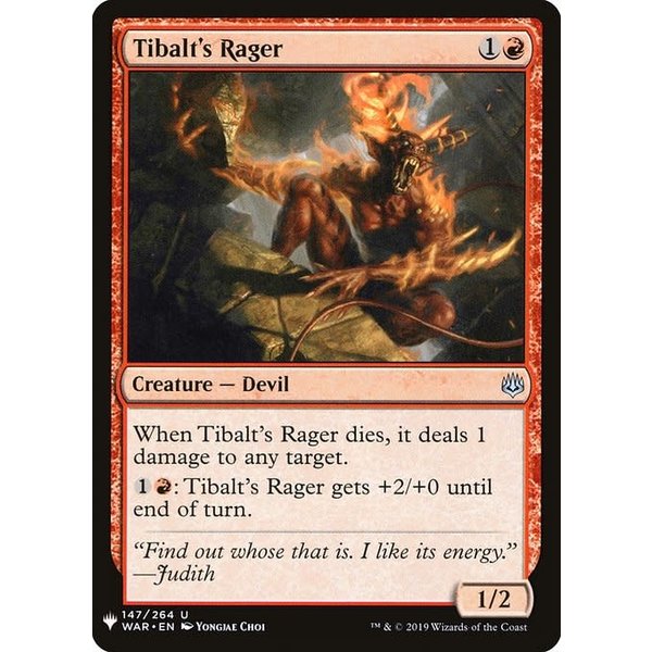 Magic: The Gathering Tibalt's Rager (1084) Near Mint
