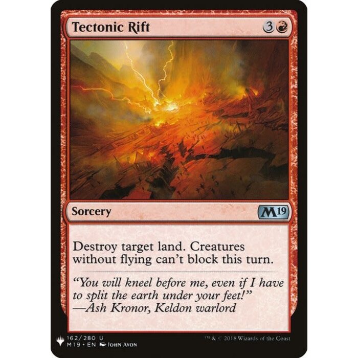 Magic: The Gathering Tectonic Rift (1080) Near Mint