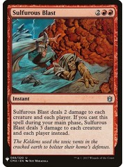Magic: The Gathering Sulfurous Blast (1072) Near Mint