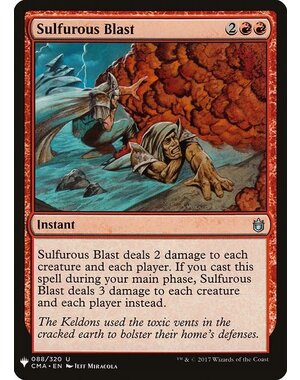 Magic: The Gathering Sulfurous Blast (1072) Near Mint