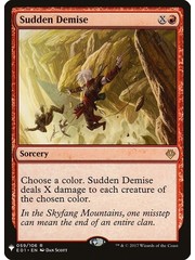 Magic: The Gathering Sudden Demise (1071) Near Mint