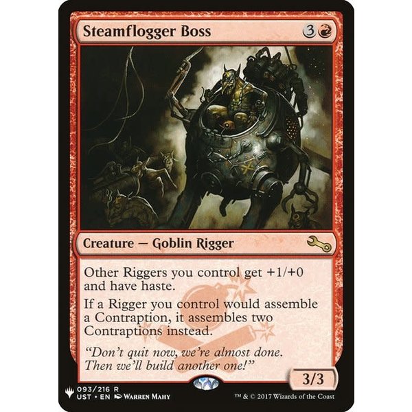 Magic: The Gathering Steamflogger Boss (1069) Near Mint
