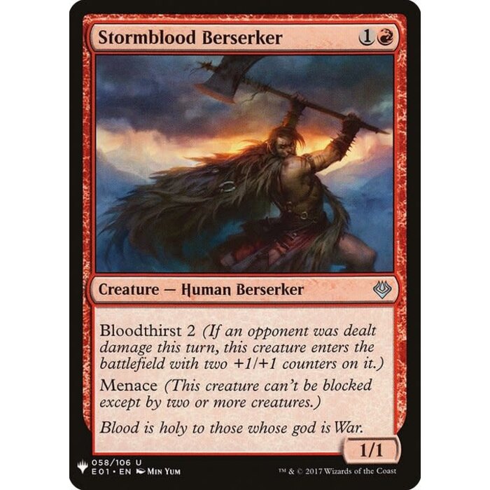 Magic: The Gathering Stormblood Berserker (1070) Near Mint