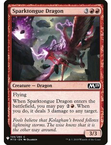 Magic: The Gathering Sparktongue Dragon (1065) Near Mint