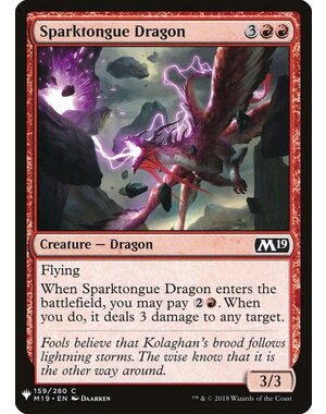 Magic: The Gathering Sparktongue Dragon (1065) Near Mint