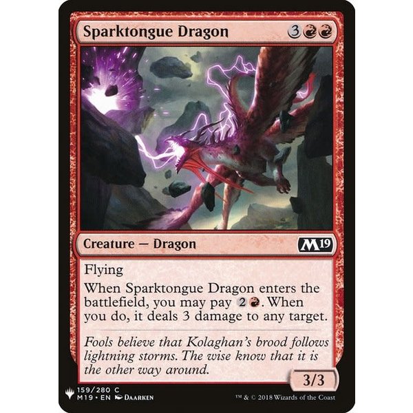Magic: The Gathering Sparktongue Dragon (1065) Near Mint