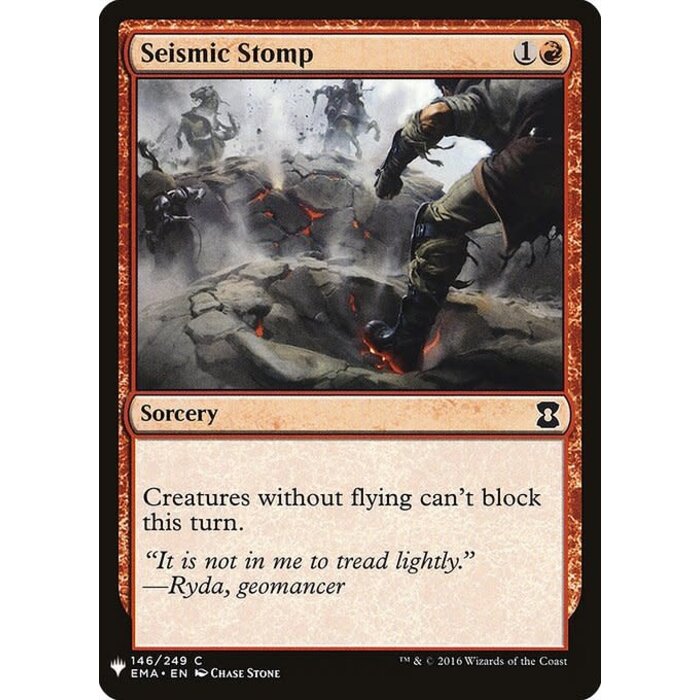 Magic: The Gathering Seismic Stomp (1054) Near Mint