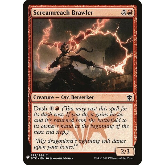 Magic: The Gathering Screamreach Brawler (1052) Near Mint