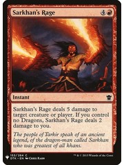 Magic: The Gathering Sarkhan's Rage (1051) Near Mint