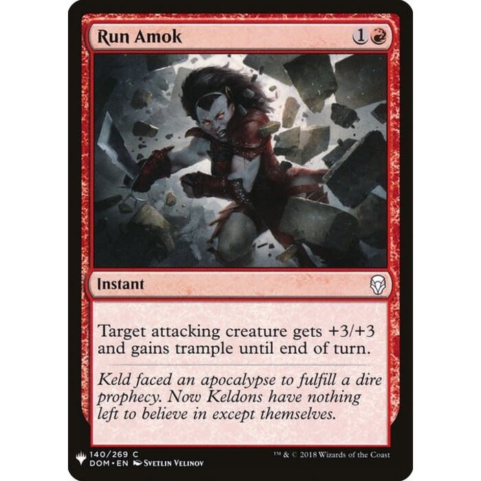 Magic: The Gathering Run Amok (1047) Near Mint