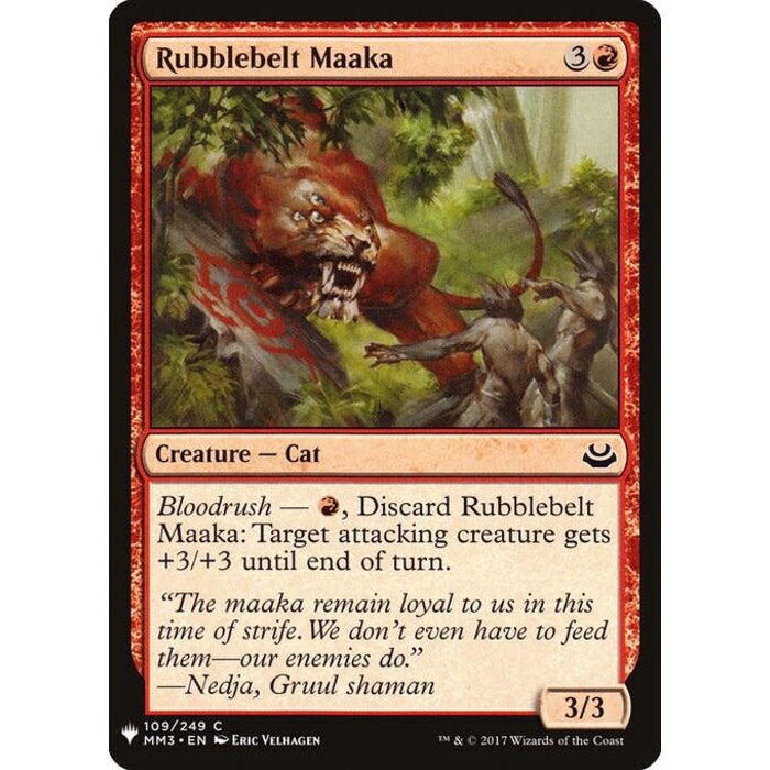 Magic: The Gathering Rubblebelt Maaka (1044) Near Mint