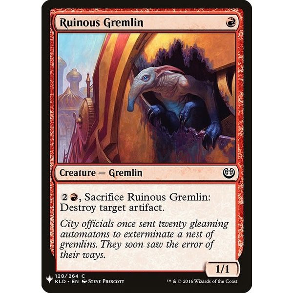 Magic: The Gathering Ruinous Gremlin (1045) Near Mint