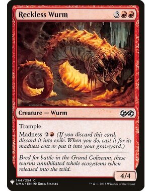 Magic: The Gathering Reckless Wurm (1036) Near Mint
