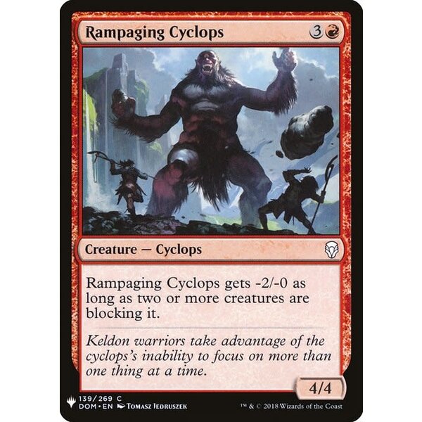 Magic: The Gathering Rampaging Cyclops (1033) Near Mint