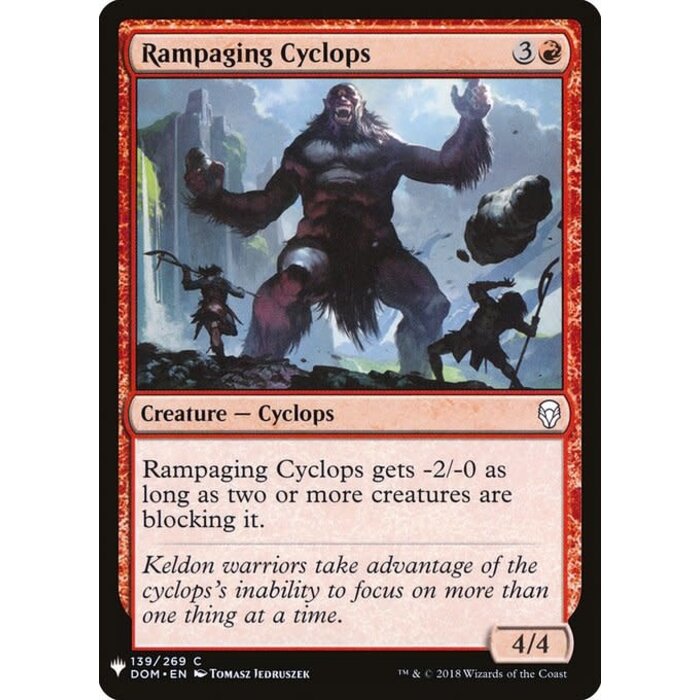 Magic: The Gathering Rampaging Cyclops (1033) Near Mint