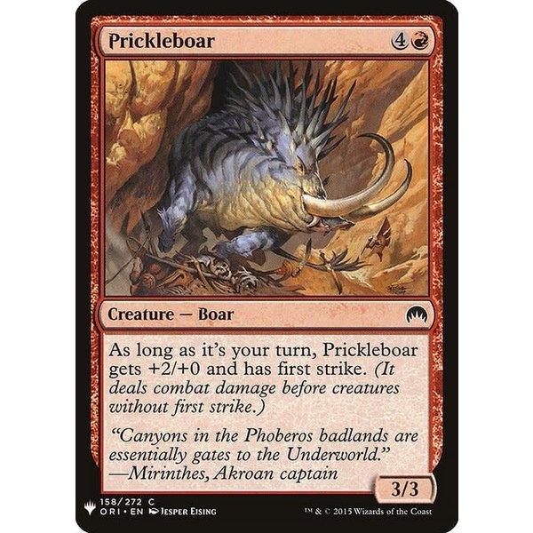 Magic: The Gathering Prickleboar (1027) Near Mint