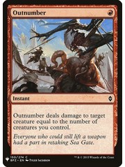 Magic: The Gathering Outnumber (1023) Near Mint