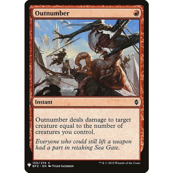 Magic: The Gathering Outnumber (1023) Near Mint