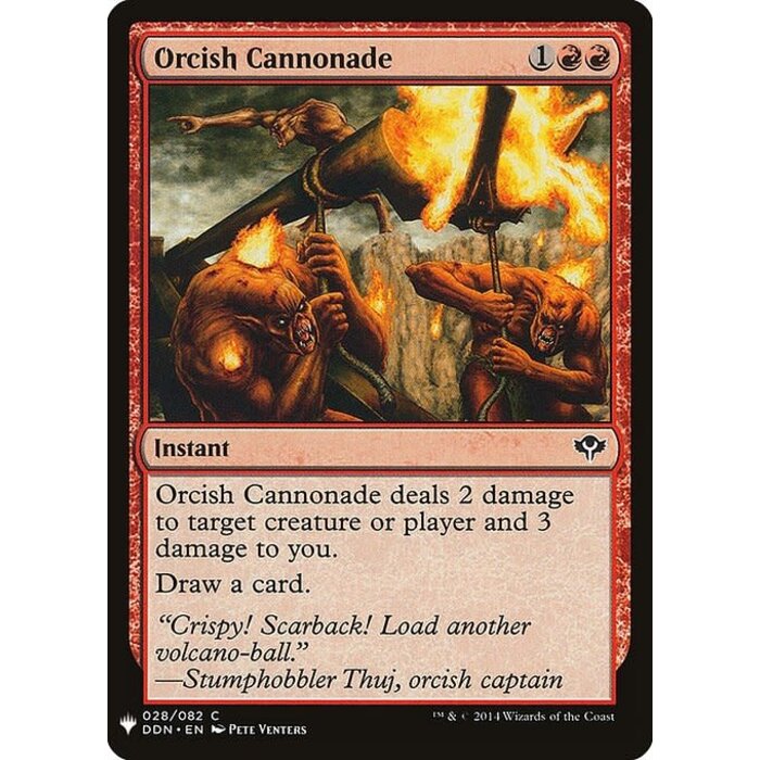 Magic: The Gathering Orcish Cannonade (1021) Near Mint