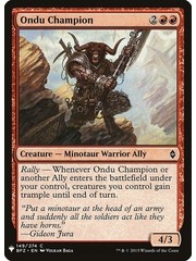 Magic: The Gathering Ondu Champion (1020) Near Mint