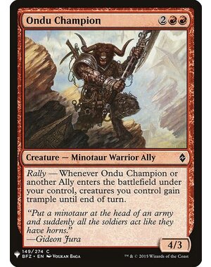Magic: The Gathering Ondu Champion (1020) Near Mint
