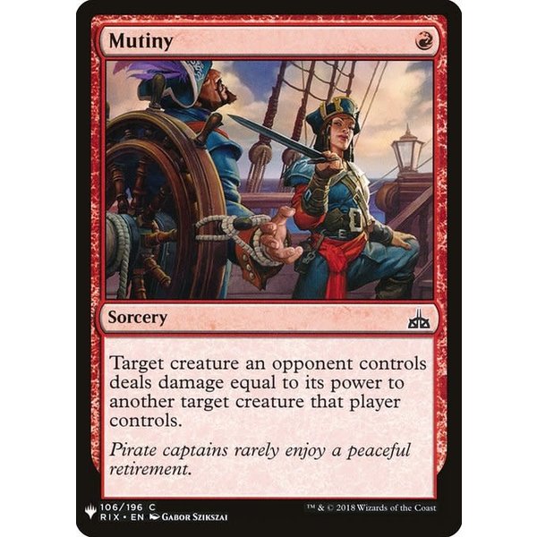 Magic: The Gathering Mutiny (1018) Near Mint