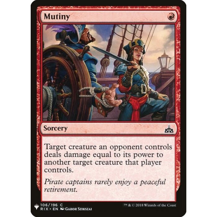 Magic: The Gathering Mutiny (1018) Near Mint