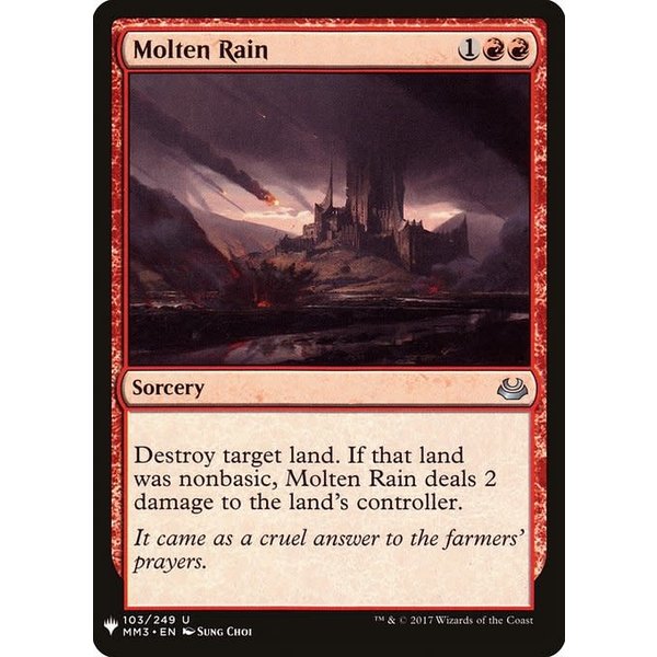 Magic: The Gathering Molten Rain (1016) Near Mint
