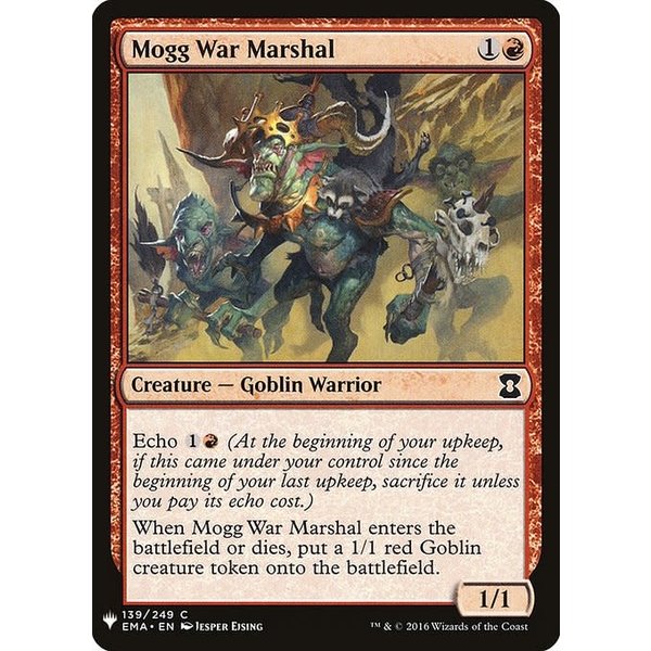 Magic: The Gathering Mogg War Marshal (1015) Near Mint