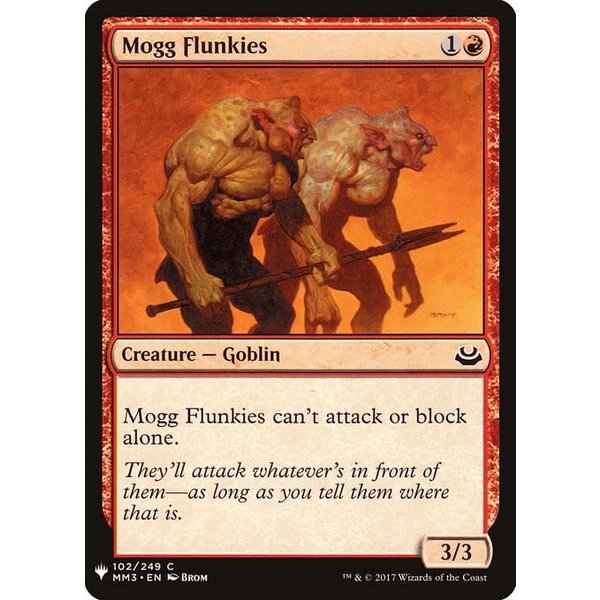Magic: The Gathering Mogg Flunkies (1014) Near Mint