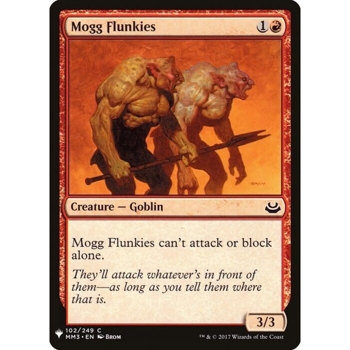 Magic: The Gathering Mogg Flunkies (1014) Near Mint