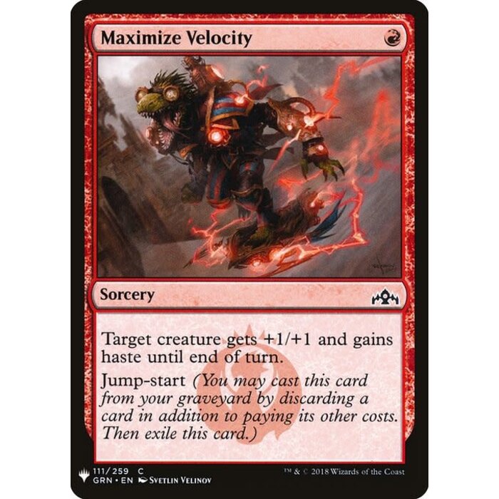 Magic: The Gathering Maximize Velocity (1010) Near Mint