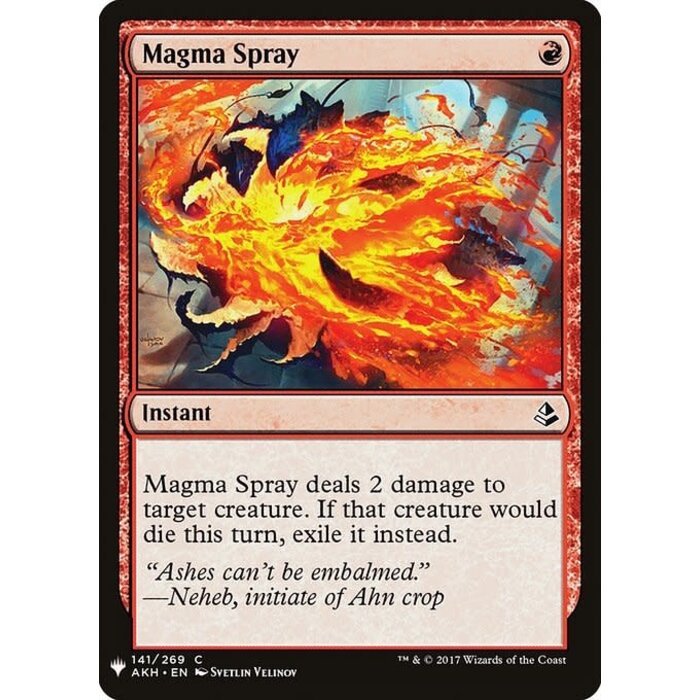Magic: The Gathering Magma Spray (1006) Near Mint